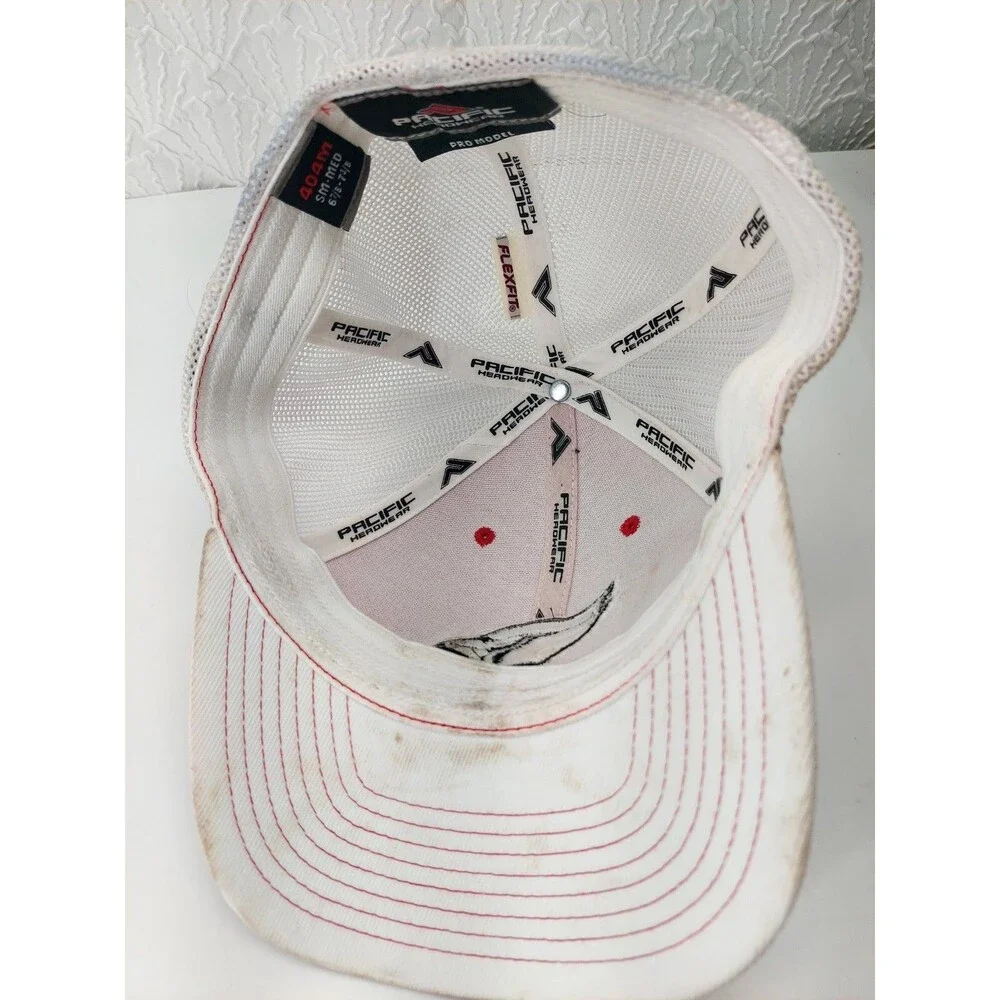 Arizona Cardinals Luck Football Mesh Hat Pacific Headwear Small/Med FlexFit